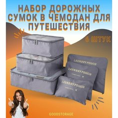 Наклейка на чемодан , серый Goodstorage