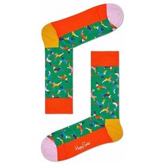 Носки Happy Socks Reindeer Sock, 200 den, размер 36-40, зеленый