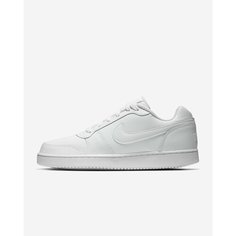 Кеды NIKE EBERNON LOW W, полнота F, размер 10,5 US, белый