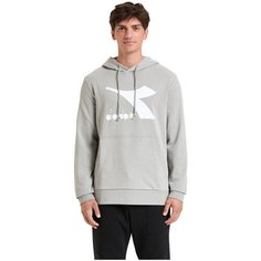 Свитшот Diadora HOODIE BIG LOGO, размер XL, , серый