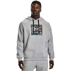 Худи Under Armour Rival Fleece Graphic Hoodie, размер MD, , серый