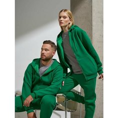 Толстовка Uzcotton Premium, размер 46-48\M, , зелёный