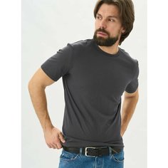 Футболка Uzcotton Premium, размер 42-44\XS, антрацит