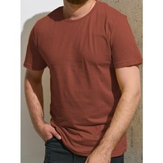 Футболка Uzcotton Premium, размер 40-42\XXS, терракот