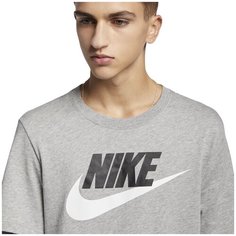 Футболка NIKE ICON FUTURA, 1 шт., размер L, серый