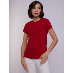 Футболка Uzcotton, размер 38-40\XXS, бордовый