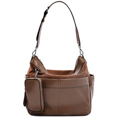 Сумка хобо ELEGANZZA, светло-коричневый