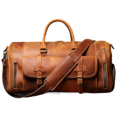 Сумка дорожная , 28 л, 23х24х51 см, ручная кладь, коричневый Nip Mens bag