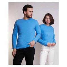 Лонгслив Uzcotton Premium, размер 40-42\XXS, , лазурь