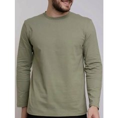 Лонгслив Uzcotton Premium, размер 44-46\S, , оливковый