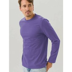 Лонгслив Uzcotton Premium, размер 50-52\XL, , сирень