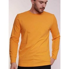 Лонгслив Uzcotton Premium, размер 44-46\S, , мандариновый