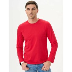 Лонгслив Uzcotton Premium, размер 46-48\M, , красный