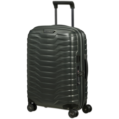 Чемодан Samsonite, 44 л, размер S, зеленый