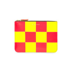 Кошелек Comme des Garcons Wallet, фактура тиснение, желтый