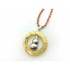 Подвеска ДЕВЯТЬ ДРАКОНОВ, золотистый, серебристый