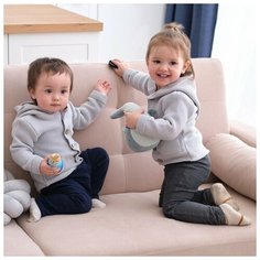 Джемпер Крошка Я, размер 80/86, серый