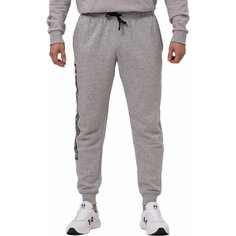 Брюки спортивные Under Armour Rival Fleece Graphic Jogger, размер MD, серый