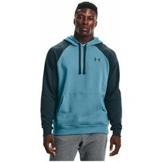 Худи Under Armour Rival Fleece Colorblock Hoodie, размер SM, , синий/голубой