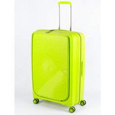 Чемодан Lcase, 127 л, размер L, зелeный