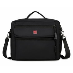 Сумка мессенджер Rittlekors Gear, фактура гладкая, черный
