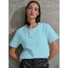 Футболка Uzcotton, размер 42-44\XS, голубой
