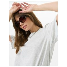 Футболка Uzcotton, размер 40-42\XXS, серый