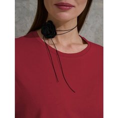 Футболка Uzcotton, размер 40-42\XXS, бордовый