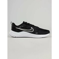 Кроссовки NIKE Downshifter 12, полнота F, размер 8,5 US, черный/белый