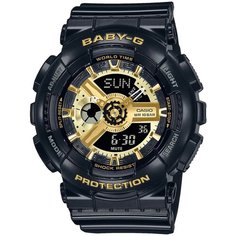 Наручные часы CASIO Baby-G, черный/золотой