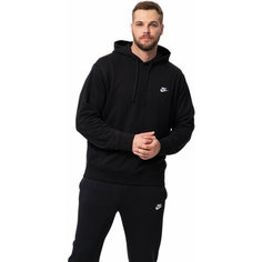 Худи NIKE Sportswear Club Mens Pullover Hoodie, размер L, , черный
