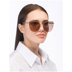 Солнцезащитные очки ELEGANZZA, коричневый
