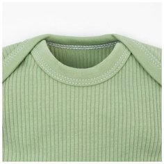 Боди Крошка Я Basic line, размер 62-68, зелeный