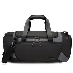Сумка спортивная Bange, 30 л, 22х25х53 см, серо-черный