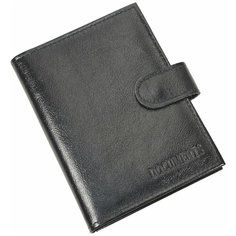 Обложка для автодокументов Croco, черный матовый