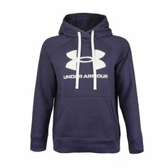 Худи Under Armour W Rival Fleece Logo Hoodie, размер MD, , серый/белый