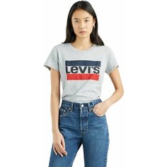 Футболка Levis Women The Perfect Tee, 1 шт., размер XXS, серый Levis®
