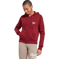 Толстовка Reebok Identity EU Full Zip Hoodie W, размер S, , красный