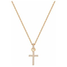 Колье SWAROVSKI, кристаллы Swarovski, длина 38 см
