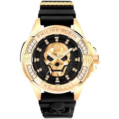 Наручные часы PHILIPP PLEIN The Skull, черный/золотой