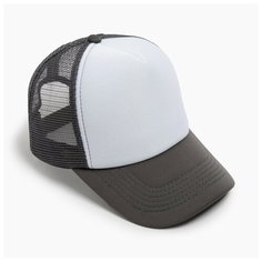 Бейсболка Minaku для мужчин и женщин, размер 56-58, серый