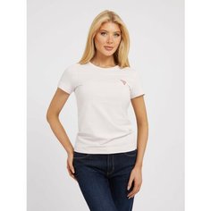 Футболка GUESS SS CN Mini Triangle Tee, размер XS, розовый