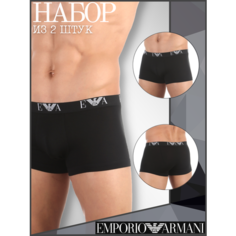 Трусы EMPORIO ARMANI N/A, комплект из 2 шт., размер XXL, черный
