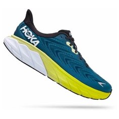 Кроссовки HOKA ONE ONE Arahi 6, полнота D, размер US11D/UK10.5/EU45 1/3/JPN29, синий/желтый