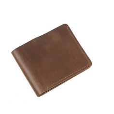 Кошелек Croco, фактура гладкая, коричневый пулап