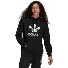 Худи adidas Adicolor Classics Trefoil Hoodie, размер XS, , черный
