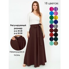 Юбка SPESPOP, размер 40-48, коричневый