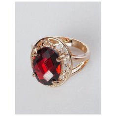 Кольцо Lotus Jewelry, гранат, размер 19, красный