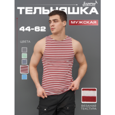 Майка Заречье, размер 44 (170-176), красный, белый