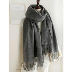 Палантин Cashmere для женщин,180х75 см, темно-серый